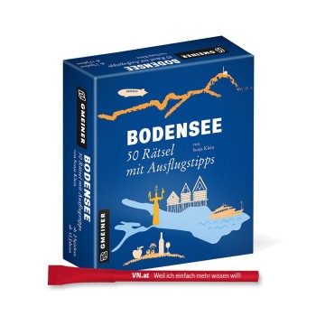 Bodensee - 50 Rätsel mit Ausflugstipps (Kartenspiel)
